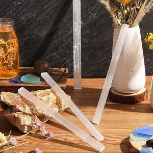 Selenite sticks bundle raw 4 large pieces